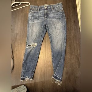 Madewell curvy high rise skinny size 33 petite - curvy high rise skinny jeans